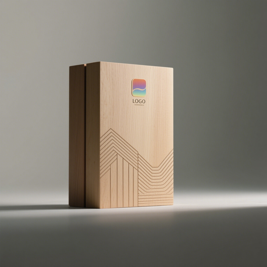 Wooden wine box