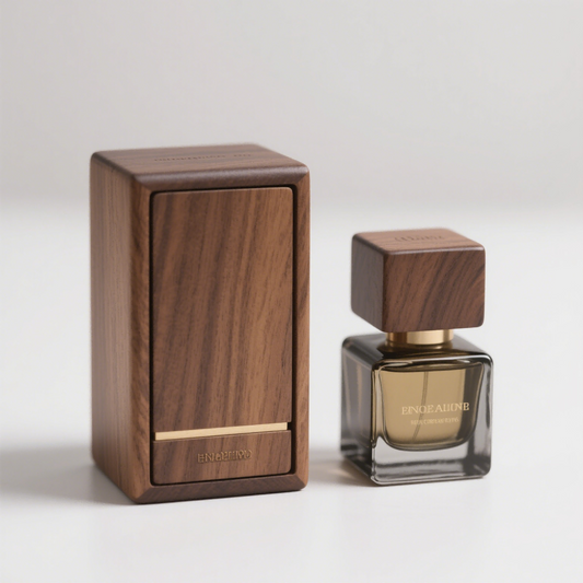 Wooden essential oil box
