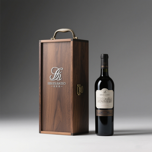 Wooden wine box