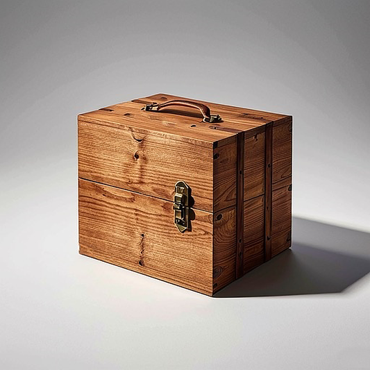 Wooden wine gift box